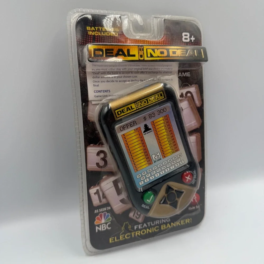 Deal or No Deal Electronic Handheld Game Irwin Toy 2006 w/ Box Tested Works